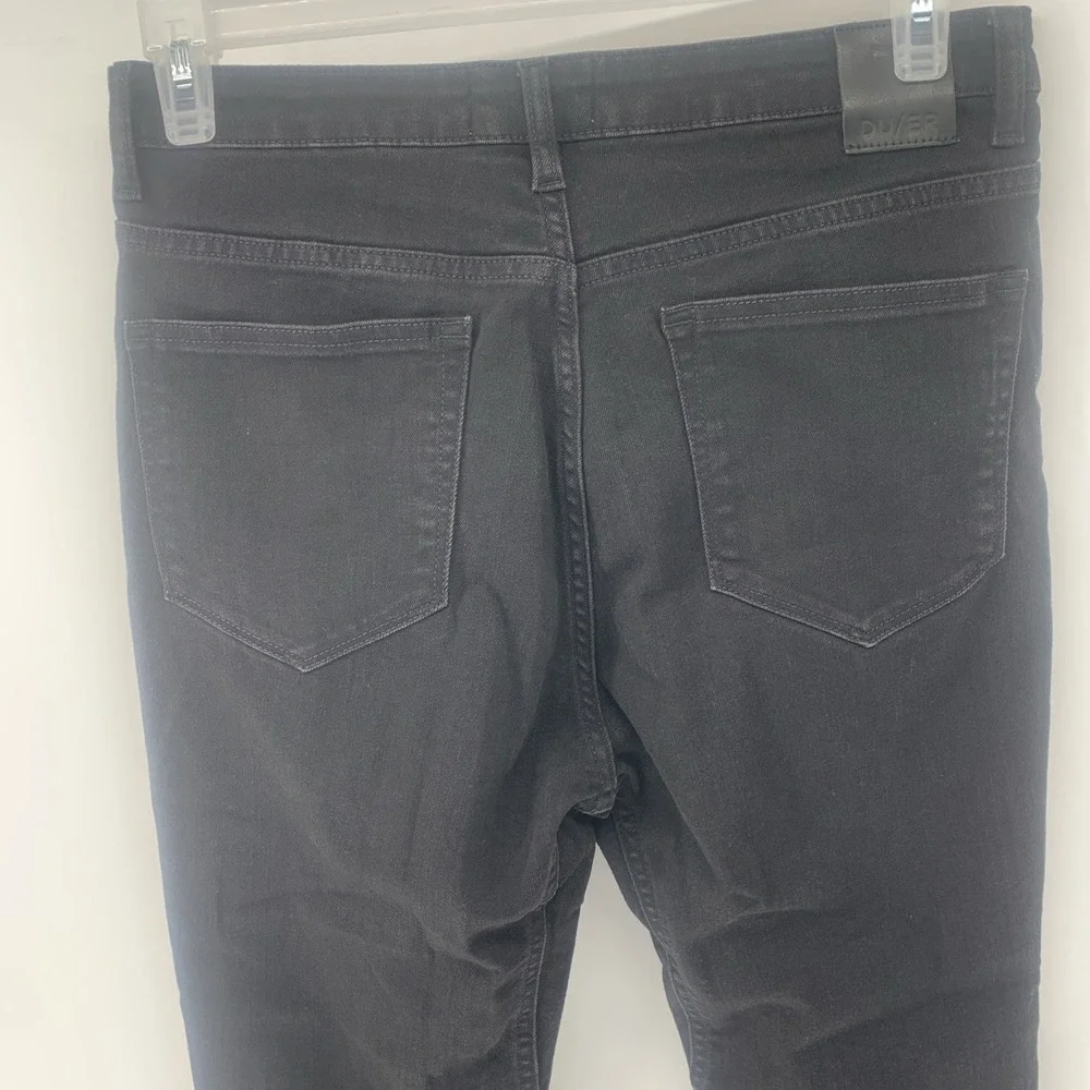DU/ER Duer Performance Black Denim Jeans Men 31x28  Stretch Coolmax & Cotton